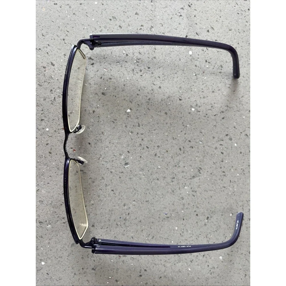 Roots Eyewear PLM CEN 51-18-135 Plum Purple Half Rim Eyeglasses Frames ONLY
